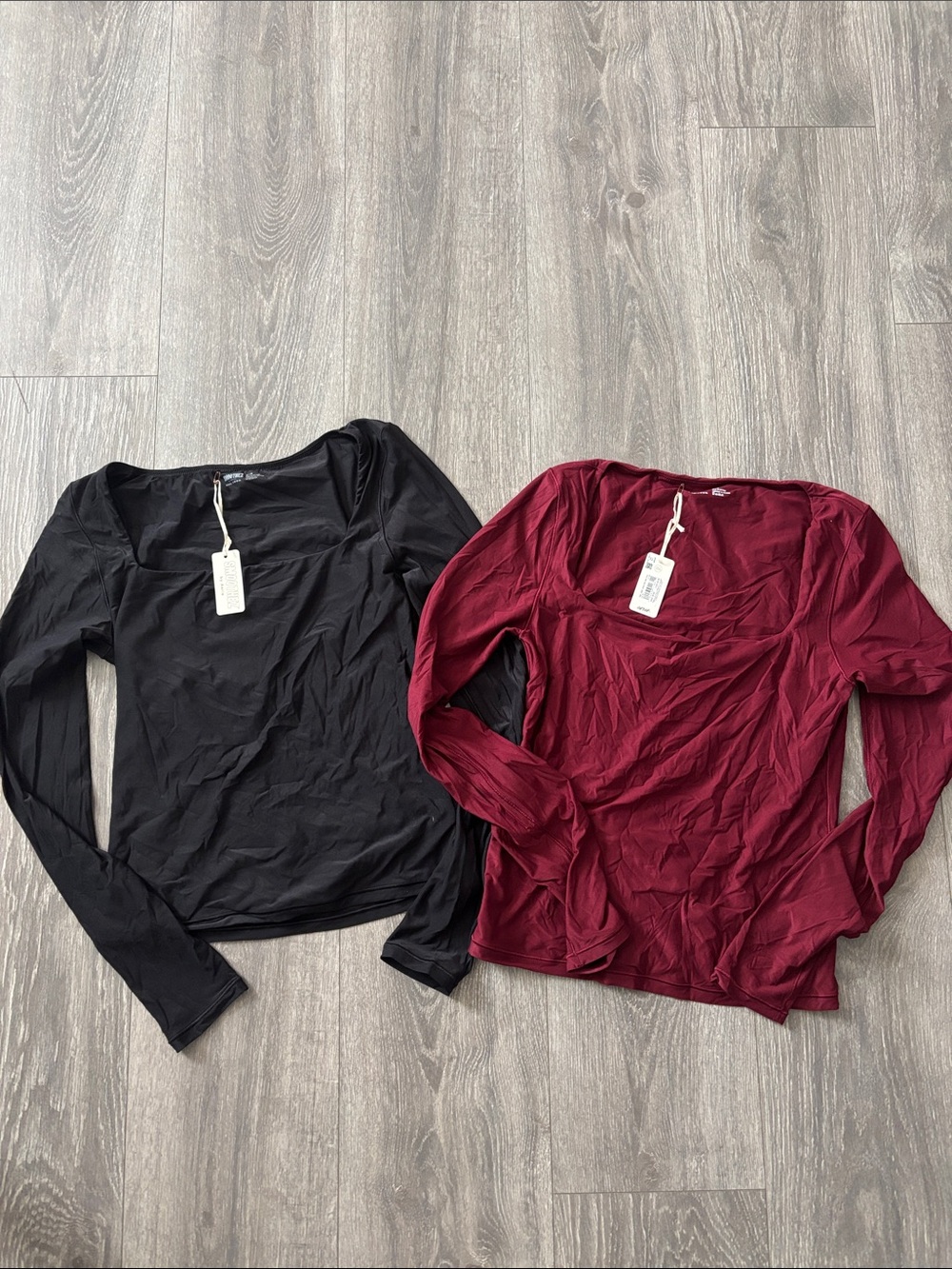 Smoothez by Aerie square neck long sleeve